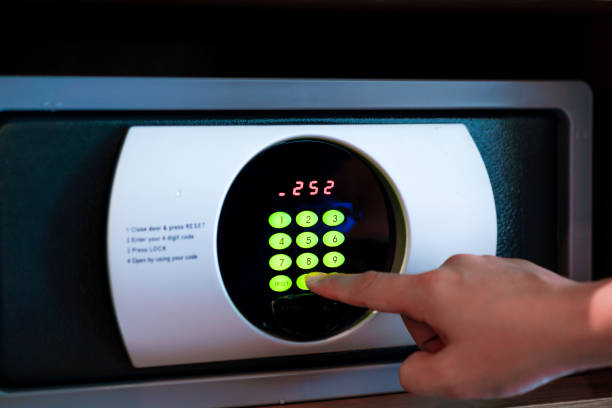 istock A safe in the hotel with password 1064169694