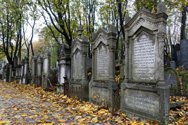 Tombstones in the public cemetery