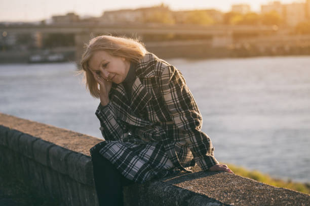 istock Senior woman having headache 1064174472