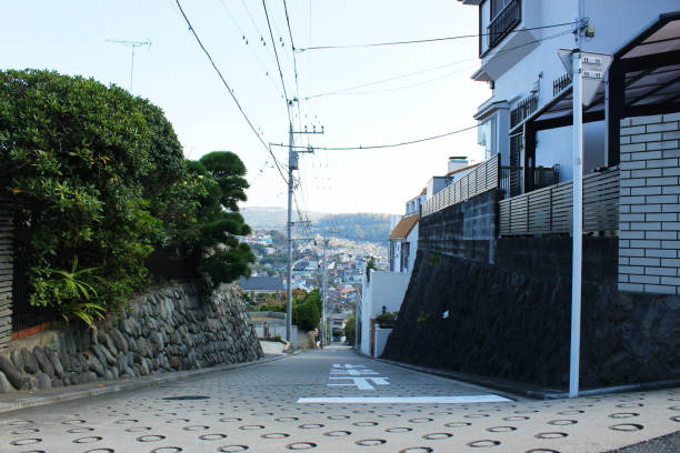 Slope Slope and streets of Kamakura kamakura city photos stock pictures, royalty-free photos & images