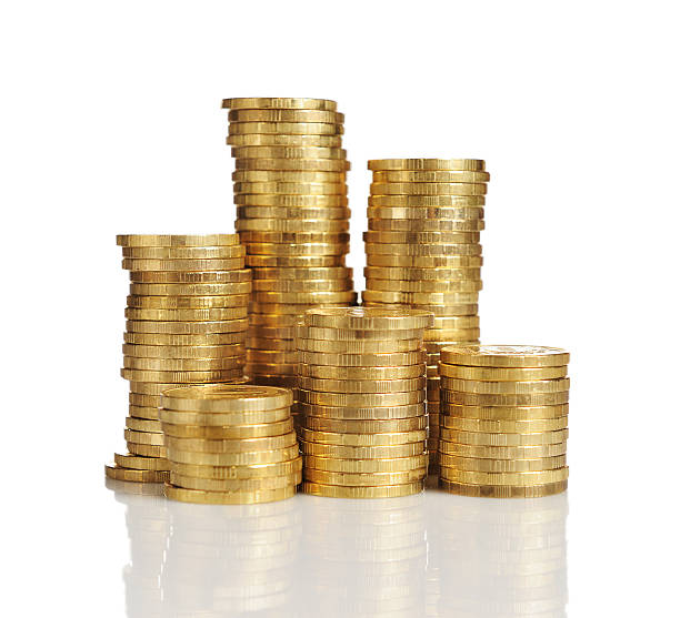 istock Piles of gold coins 106417937
