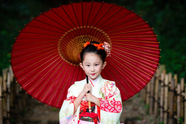 istock Girl wearing a kimono 1064181432