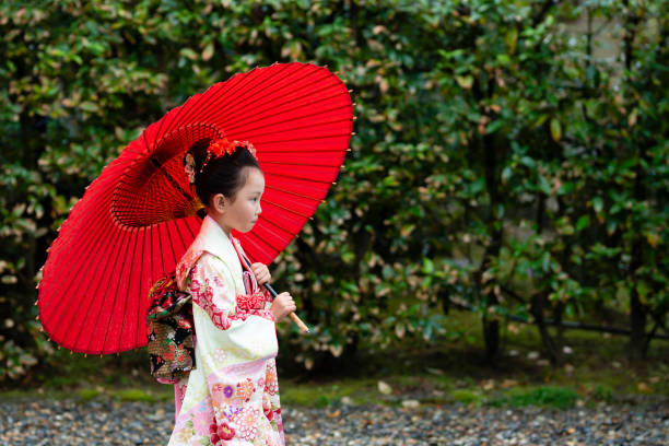 istock Girl wearing a kimono 1064181636