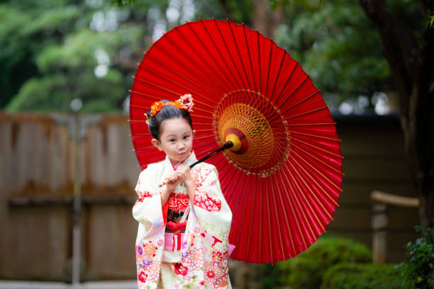 istock Girl wearing a kimono 1064181720