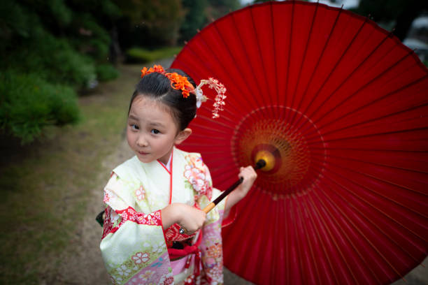 istock Girl wearing a kimono 1064181864
