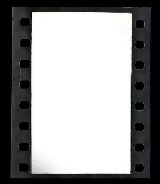 Vector illustration of Old vintage retro 35 mm grunge film frame