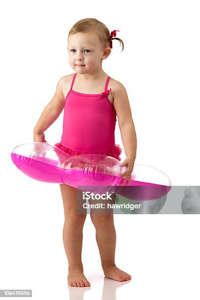Pink Schwimmer Stockfoto und mehr Bilder von 2-3 Jahre - 2-3 Jahre, Aufblasbarer Gegenstand, Badeanzug