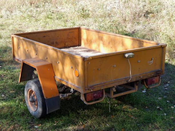 istock Small trailer truck for the car. 1064202448