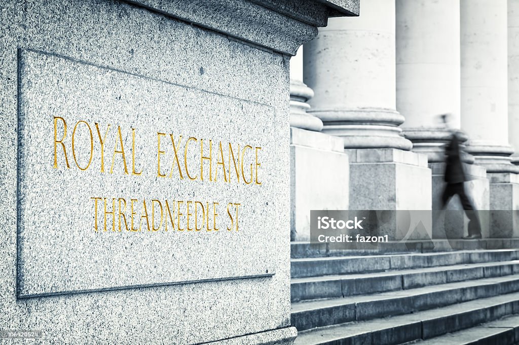 Royal Exchange, Londres. - Royalty-free Ao Ar Livre Foto de stock