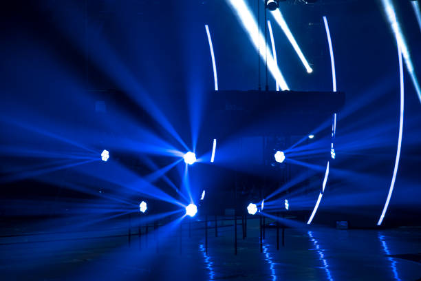 istock rays of light illuminate the scene 1064208730