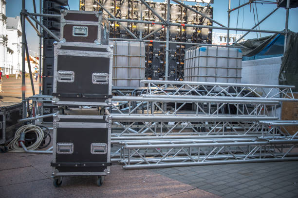 istock Preparing the stage for a concert 1064209228