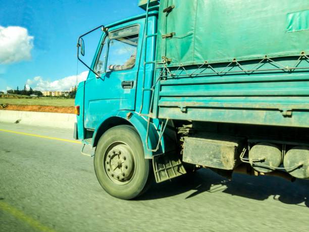 istock Truck on the Highway. 1064211530