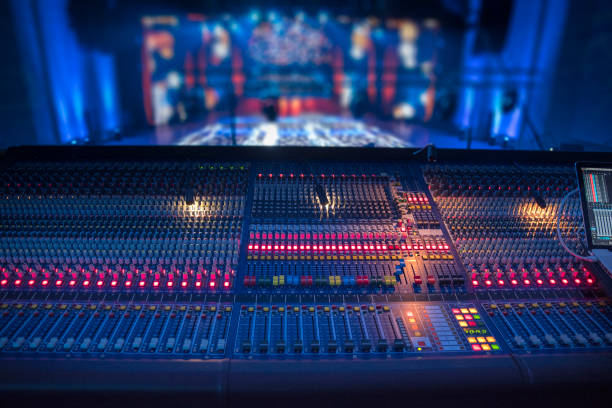 istock sound equipment at the concert 1064211944
