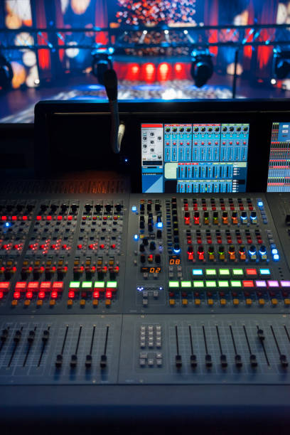 istock sound equipment at the concert 1064212006