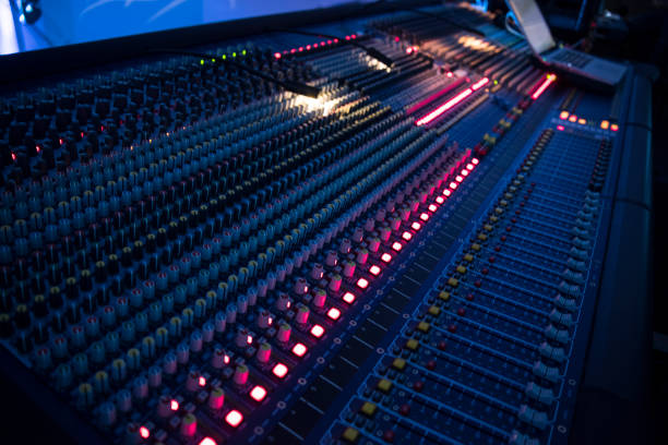 istock sound equipment at the concert 1064212156