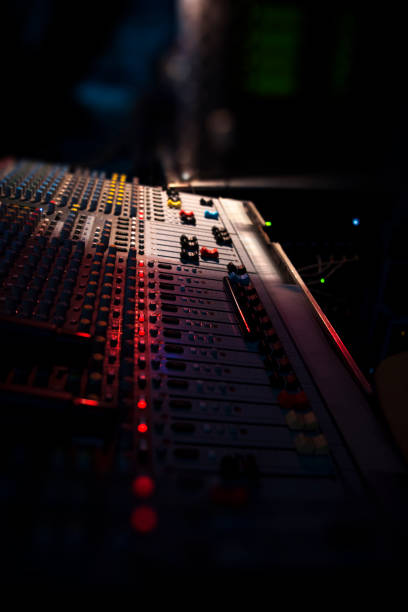 istock sound equipment at the concert 1064212478