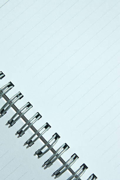 biała księga notatnik - workbook lined paper paper striped zdjęcia i obrazy z banku zdjęć