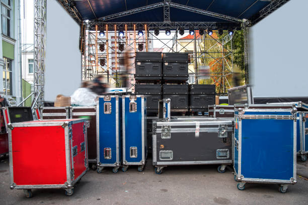 istock Preparing the stage for a concert 1064218196