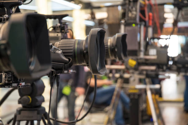 istock shooting a concert on television 1064218258