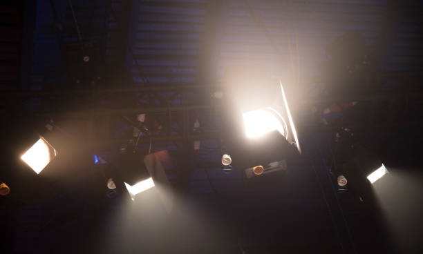 istock rays of light illuminate the scene 1064218462