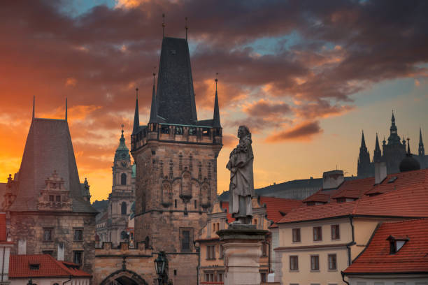 istock Prague - Charles bridge, Czech Republic 1064218738