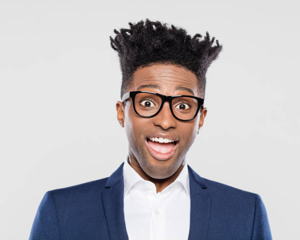 istock Surprised afro american young businessman 1064221242