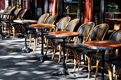 Cafe Terrace with tables and chairs