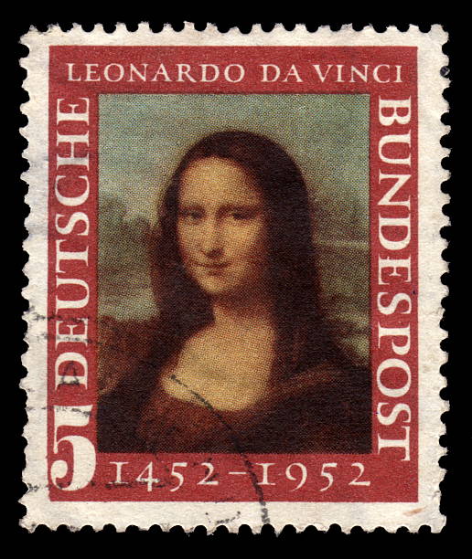 istock German postage stamp of the Mona Lisa 106422378