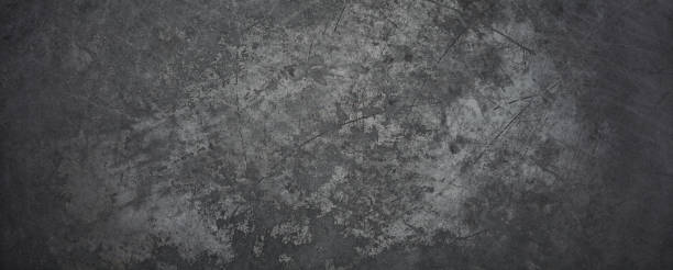 Old Metal Background - Texture Grunge Blackboard Scratched Vintage