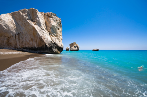 Idyllic turquoise beach near Palaiochora, Crete
