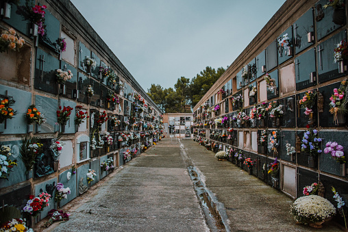 A cemetery in Spain