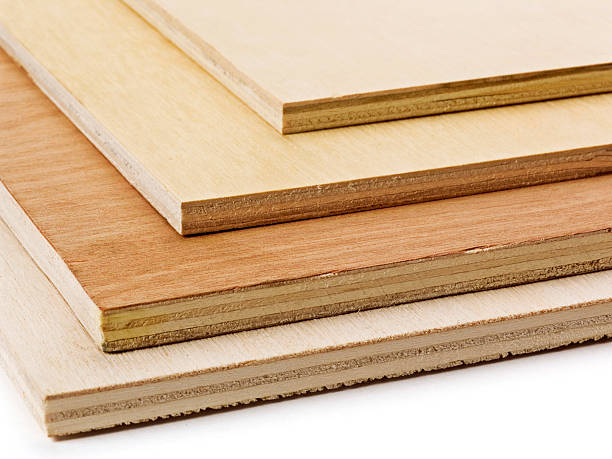 legno compensato - plywood foto e immagini stock