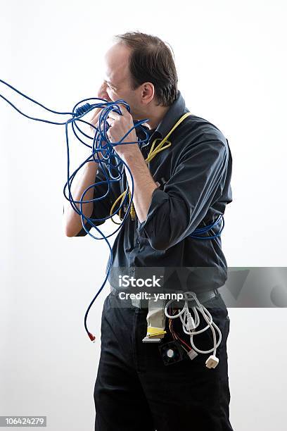 Cable Tecnico Di Alimentazione - Fotografie stock e altre immagini di Abbigliamento - Abbigliamento, Abbigliamento casual, Adulto