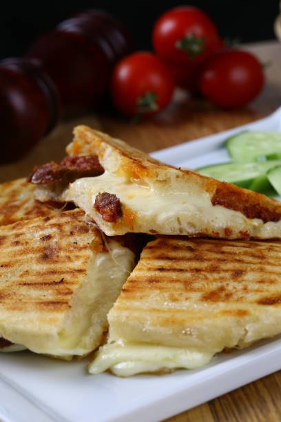istock Turkish Bazlama Tost / Toast sandwich 1064253848