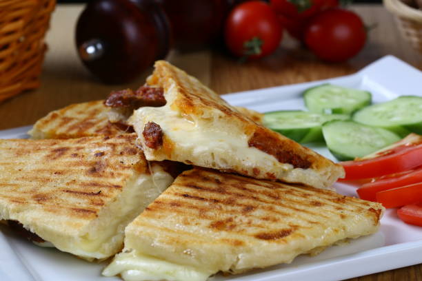 istock Turkish Bazlama Tost / Toast sandwich 1064254598