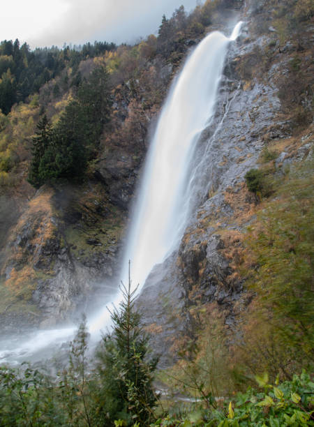 Waterfall Partschins, Partschins, Italy