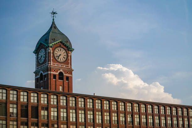 클록 타워 - clock clock tower built structure brick 뉴스 사진 이미지