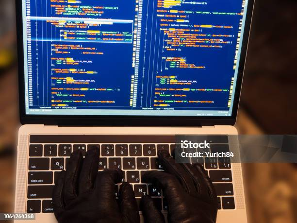 Virus Hacking Example Hacker Using Malicious Code Or Virus Program For Anonymous Cyber Attack ...