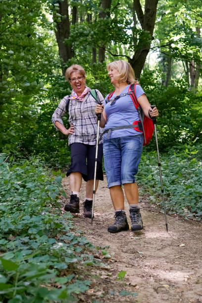 istock Senior women hiking 1064266578