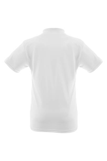 makieta szablonu męskiego koloru koszulki na białym tle - polo shirt shirt clothing mannequin zdjęcia i obrazy z banku zdjęć