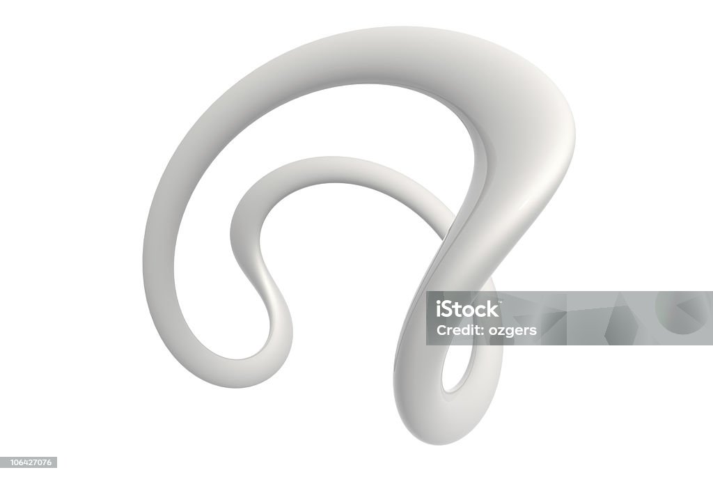 abstract white shape  Abstract Stock Photo