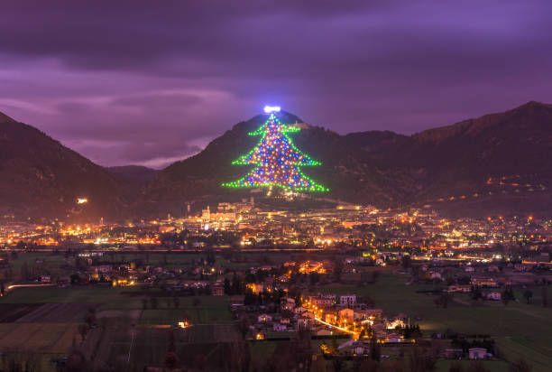 The biggest Christmas tree in the world - Gubbio (Italy)