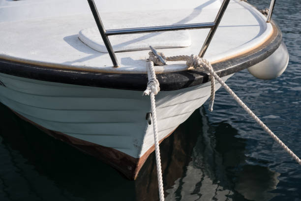 istock Modern yachts moored close up outdoor view 1064276198