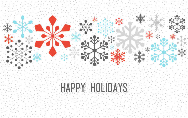 クリスマス雪の結晶パターン - christmas holly backgrounds pattern点のイラスト素材／クリップアート素材／マンガ素材／アイコン素材