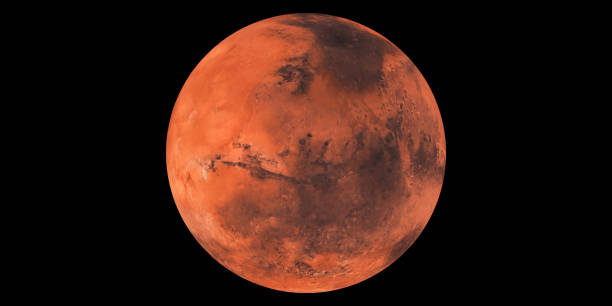Mars the red planet Mars the red planet black background space travel vehicle photos stock pictures, royalty-free photos & images