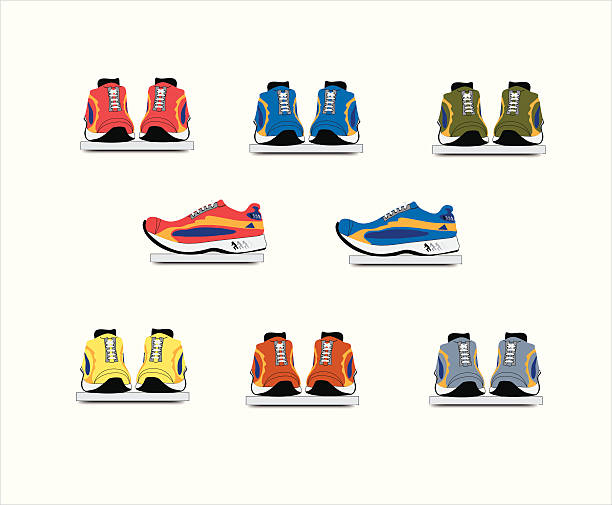 ilustrații de stoc cu magazin de pantofi - crampon