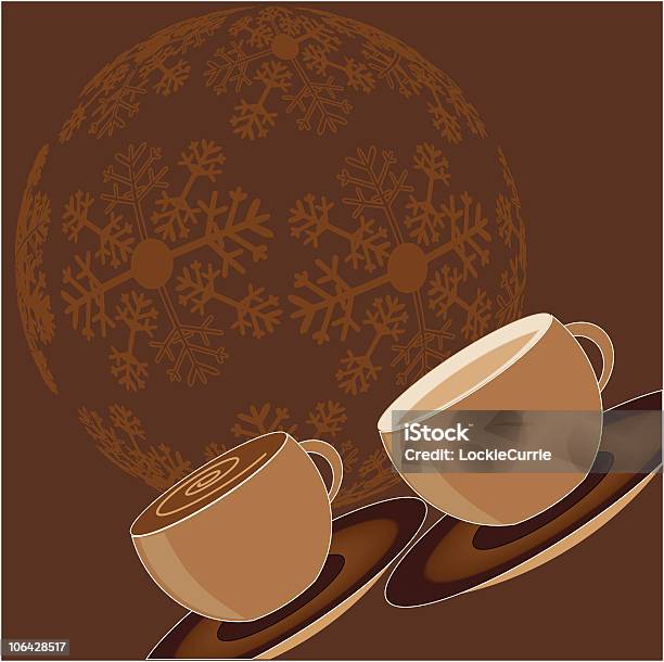 Праздничный Горячий Шоколад — стоковая векторная графика и другие изображения на тему Маленький - Маленький, Чай - горячий напиток, Абстрактный