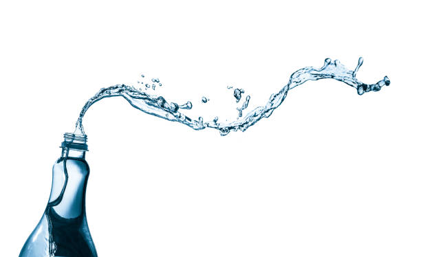 istock Water pouring from the bottle. 1064292326