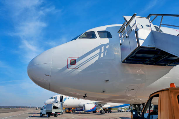istock aircraft at the airport 1064295610