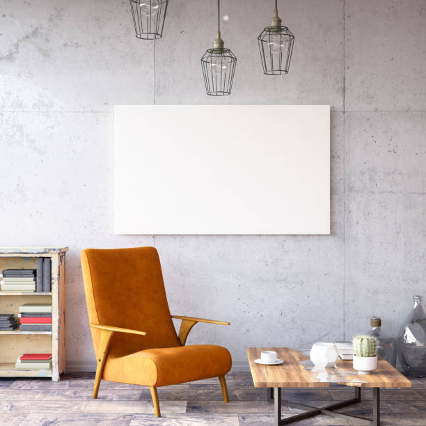 istock Interior with Armchair and Books 1064298234